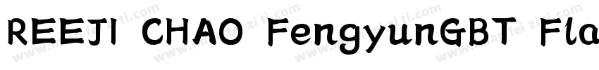 REEJI CHAO FengyunGBT Flash字体转换